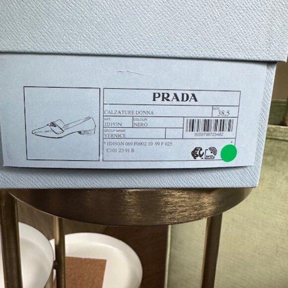 Prada Vernice Patent Loafer Pumps - Picture 4 of 7